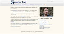 Desktop Screenshot of jochentopf.com